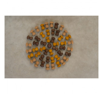 Grapat mini mandala set paddenstoelen (18-202)