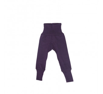 Cosilana pants long 70% wool en 30% silk dark purple (71016)