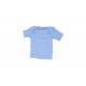 Cosilana short sleeved shirt cotton/wool/silk soft blue