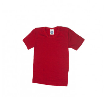 Cosilana tshirt wool/silk red (71232)