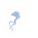 Cosilana baby bonnet cotton wool silk soft blue (91090)