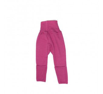 Cosilana broekje 70% wol 30% zijde met omslag om te vouwen tot maillot, roze (71018)