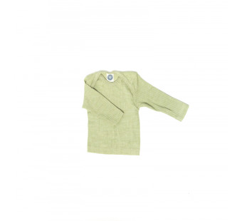 Cosilana tshirt lange mouw  wol/zijde/katoen groen (91033)