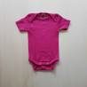 Cosilana korte mouw romper roze 70% wol 30% zijde (71052)