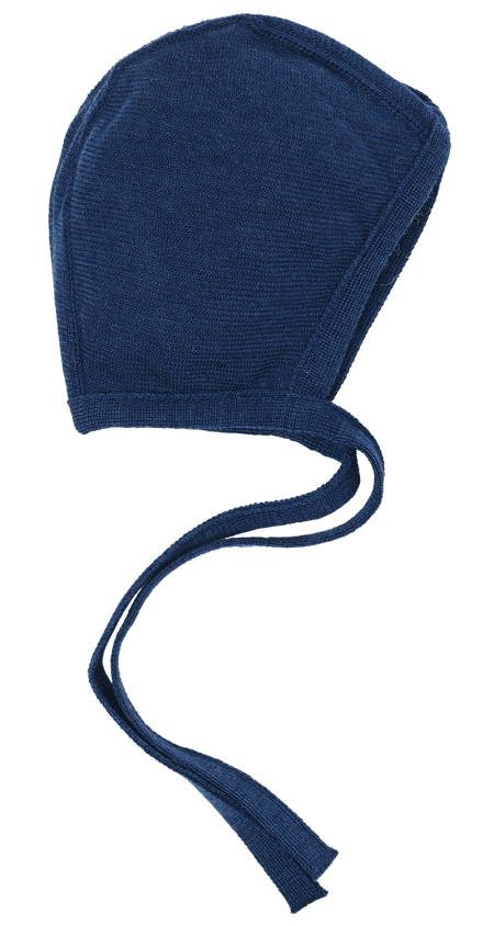 Reiff terry wool silk bonnet navy