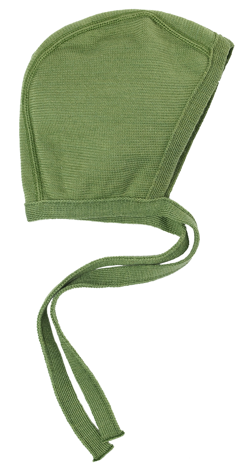 Reiff terry wool silk bonnet green