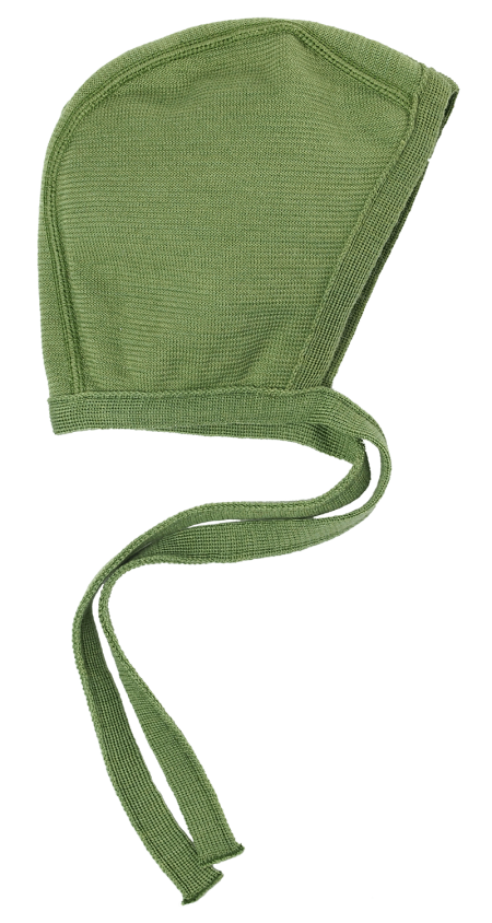Reiff terry wool silk bonnet green