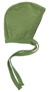 Reiff terry wool silk bonnet green