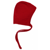 Reiff terry wool silk bonnet red