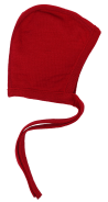 Reiff terry wool silk bonnet red