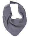 Reiff wool silk terry bib grey
