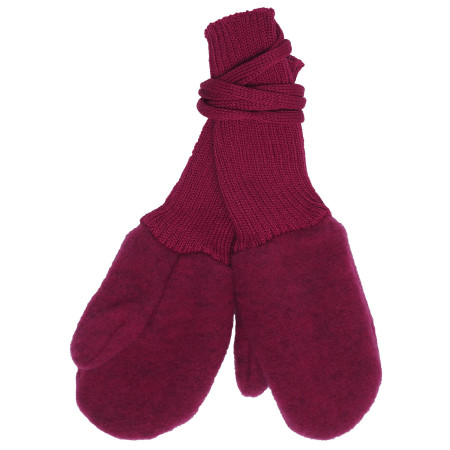 Reiff woolfleece mittens fuchsia