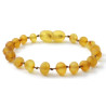 Amber bracelet joney coloured