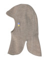 Joha brownish grey balaclava 100% wool