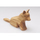 Predan houten zittende hond