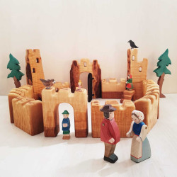 bikeho small 15 piece castle