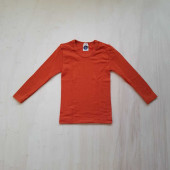 Cosilana long sleeve shirt 70% wool 30% silk orange (71233)