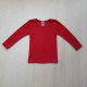 Cosilana long sleeve shirt 70% wool 30% silk red (71233)