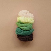 Filges 25 gram organic plant dyed wool green/brown shades