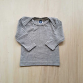 Cosilana longsleeve grey cotton/wool/silk soft blue  (91032)