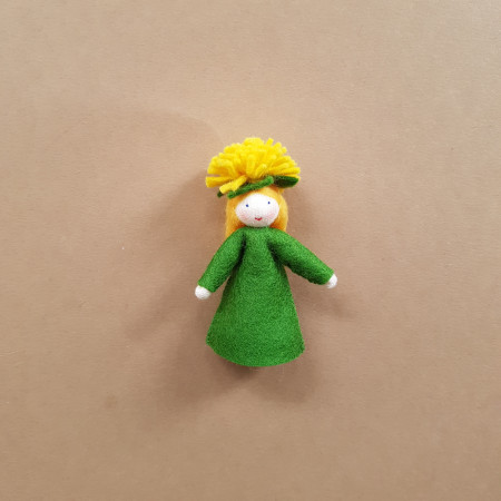 vilten poppetje paardenbloem