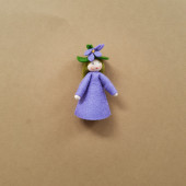 Seasonal doll violet
