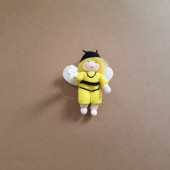 Seasonal doll yellow bee