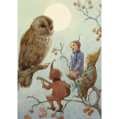 Postkaart  A Carol for Brown Owl  (Margareth Tarrant)