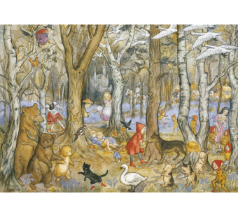 Postal card Fairy Tale Wood (Molly Brett)