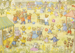 postkaart Teddy Bear Fete  (Molly Brett)