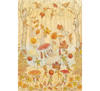 Postcard Autumn Procession (Molly Brett)