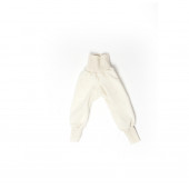 Cosilana pants with socks (foldable) woolfleece natural