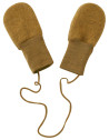 Engel woolfleece mittens Saffron