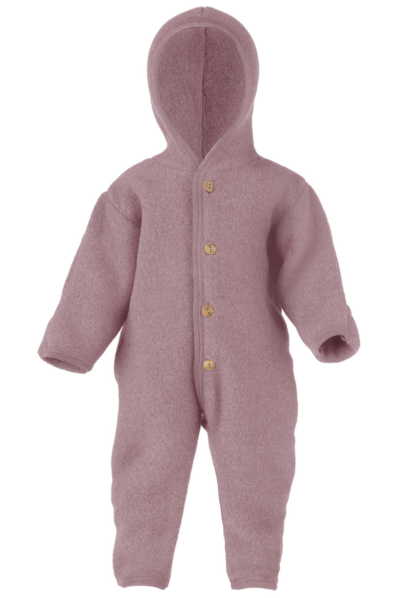Engel woolfleece overall with hood Saffron