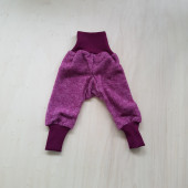 Cosilana pants woolcottonfleece wine red (48925)