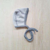 Cosilana woolcotton fleece bonnet soft grey (48939)