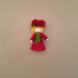 Seasonal doll Michaelmas Daisy Boy