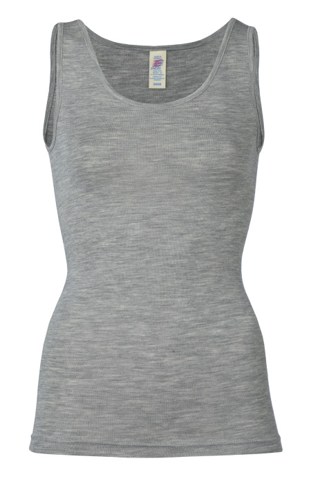 Engel wool silk sleeveless shirt natural