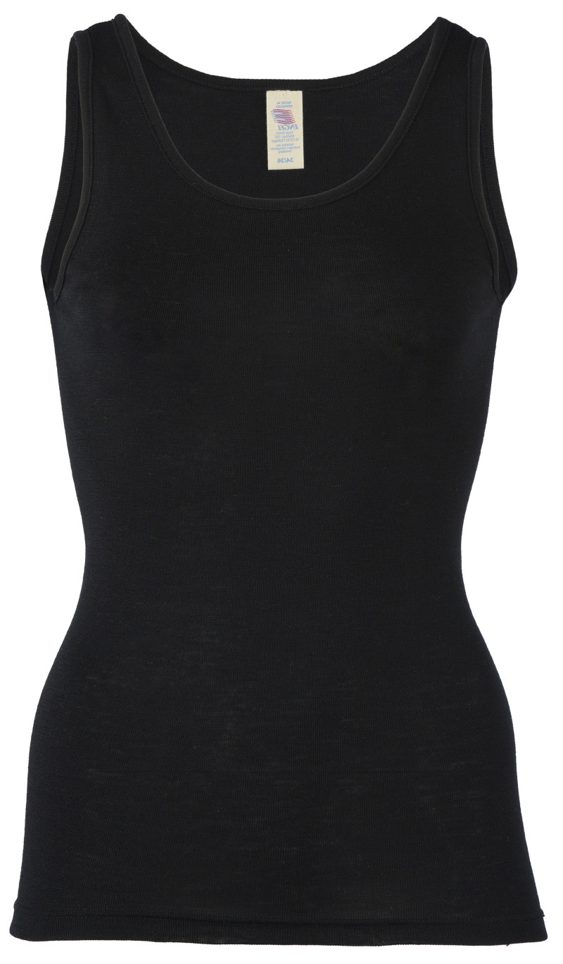 Engel wool silk sleeveless shirt soft grey