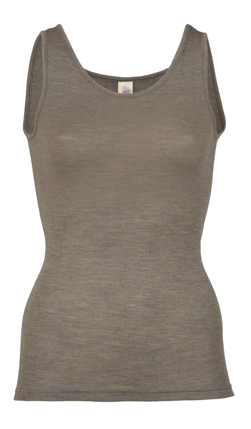 Engel wool silk sleeveless shirt Atlantic