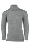 Engel wool silk longsleeve poloneck light grey