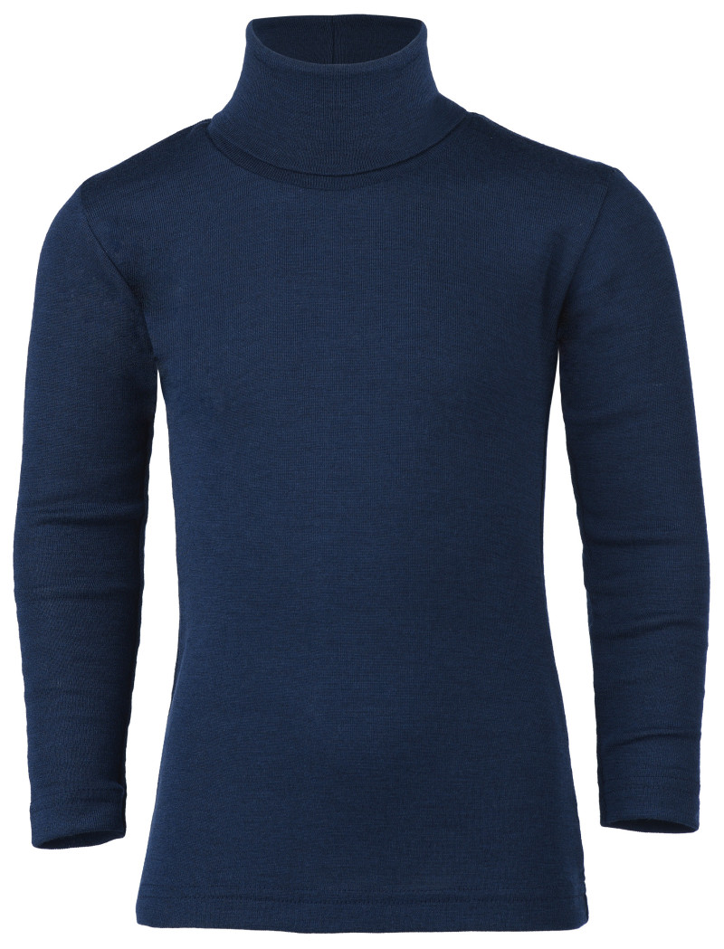 Engel wool silk longsleeve poloneck light grey