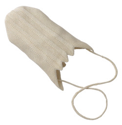 Engel 100% zijde mutsje naturel