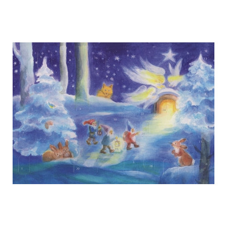 Adventskalender klein Weihnachten mit den  Zwerge  (Dorothea Schmidt)