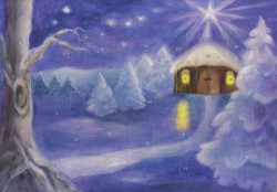 Adventskalender large Auf dem Weg zu Kribbe  (Dorothea Schmidt)