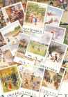 Set van 12 maandkaarten Elsa Beskow