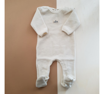 Lilano wol plush frottee jumpsuit naturel (250103)