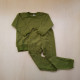 Cosilana woolen 2 piece pyjama green