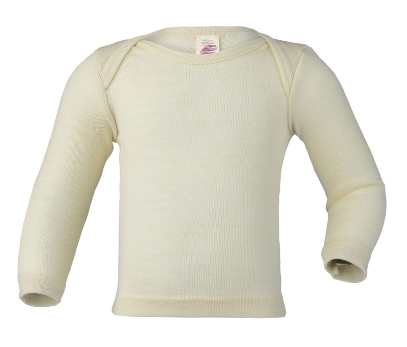 Engel wolzijde longsleeve naturel