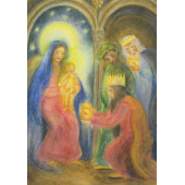 Postkaart de heilige drie koningen